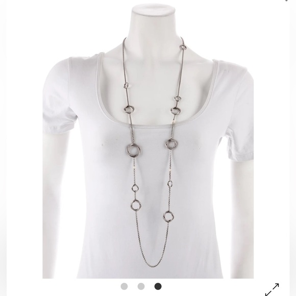 David Yurman Infinity Chain Necklace With Pearls - Picture 1 of 6